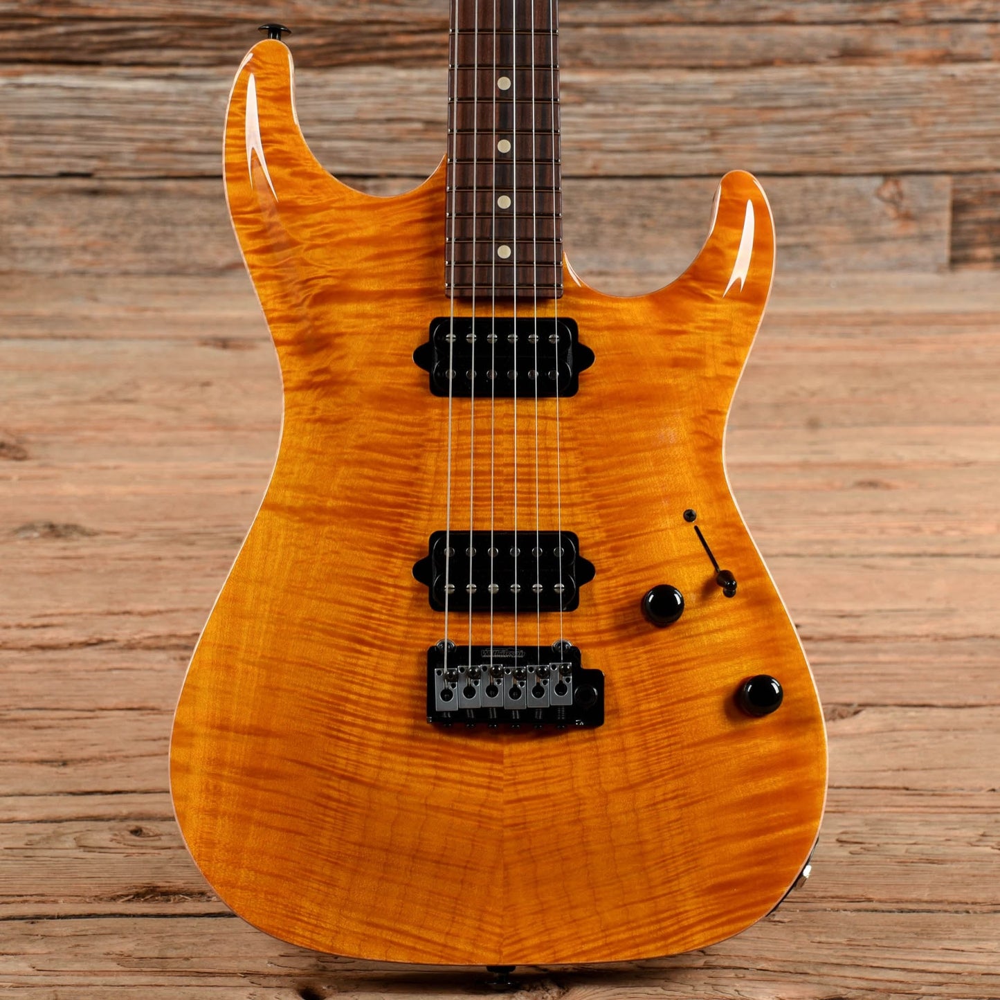Suhr Custom Shop Standard Carve Top Transparent Amber 2023 Electric Guitars / Solid Body