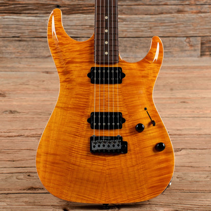 Suhr Custom Shop Standard Carve Top Transparent Amber 2023 Electric Guitars / Solid Body