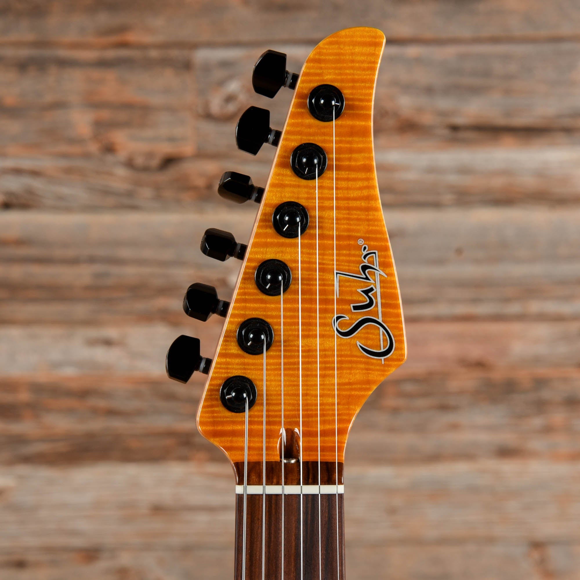Suhr Custom Shop Standard Carve Top Transparent Amber 2023 Electric Guitars / Solid Body