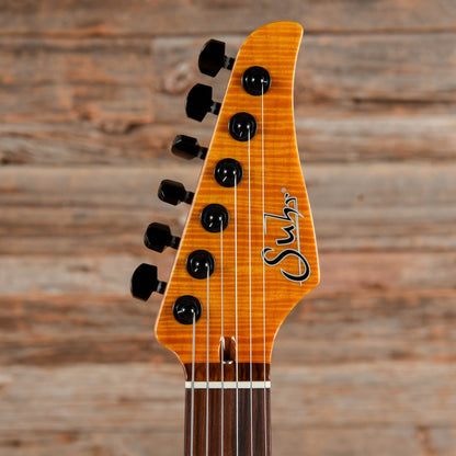 Suhr Custom Shop Standard Carve Top Transparent Amber 2023 Electric Guitars / Solid Body