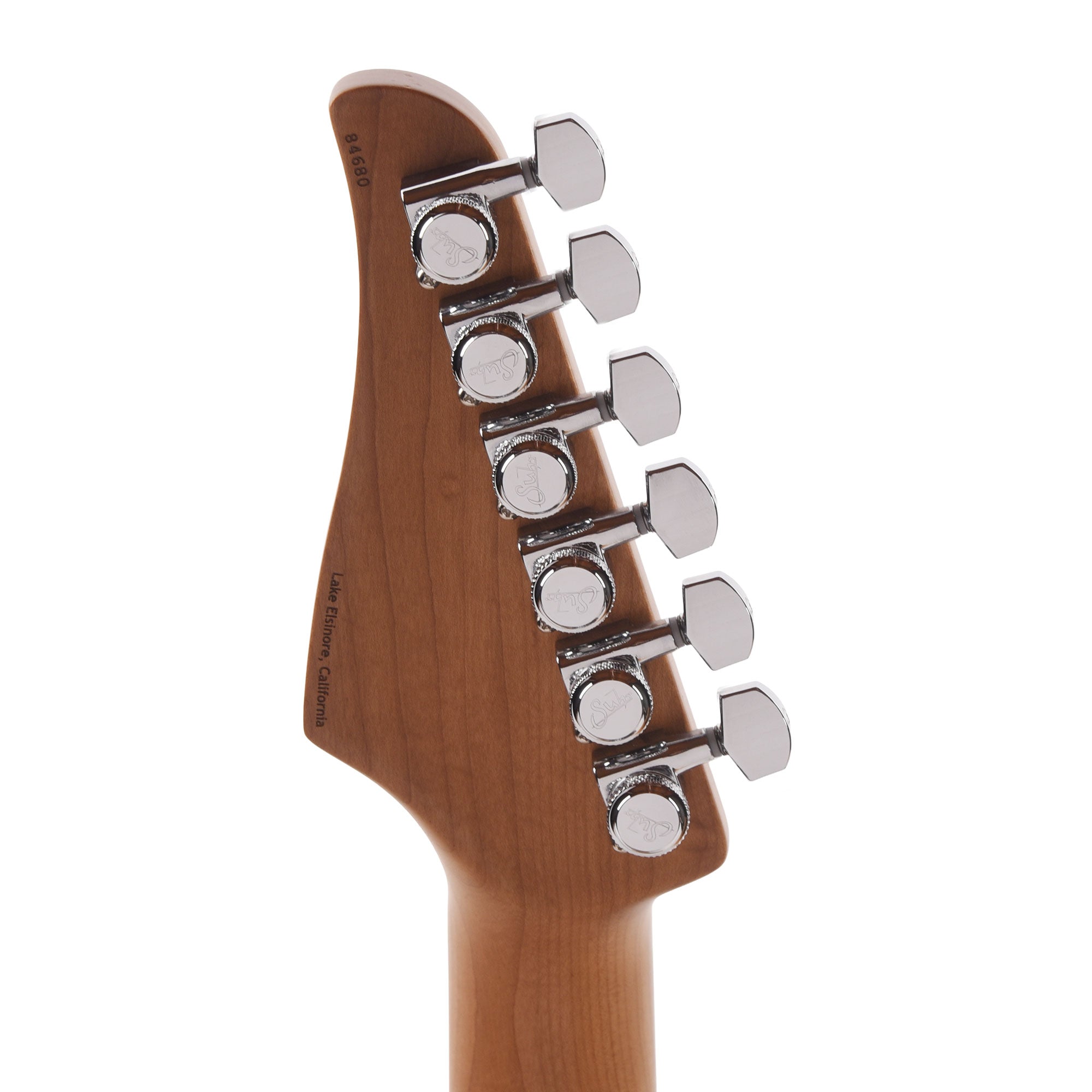 Suhr Custom Standard Aqua Blue Gradient w/CME-Selected Burl Maple Top Electric Guitars / Solid Body