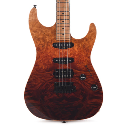 Suhr Custom Standard Desert Gradient w/CME-Selected Burl Maple Top Electric Guitars / Solid Body