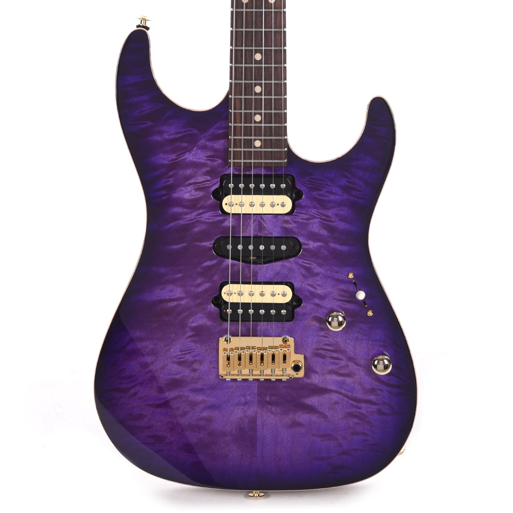 Suhr Custom Standard HSH Trans Purple Burst w/CME Hand-Selected Quilt Maple Top Electric Guitars / Solid Body
