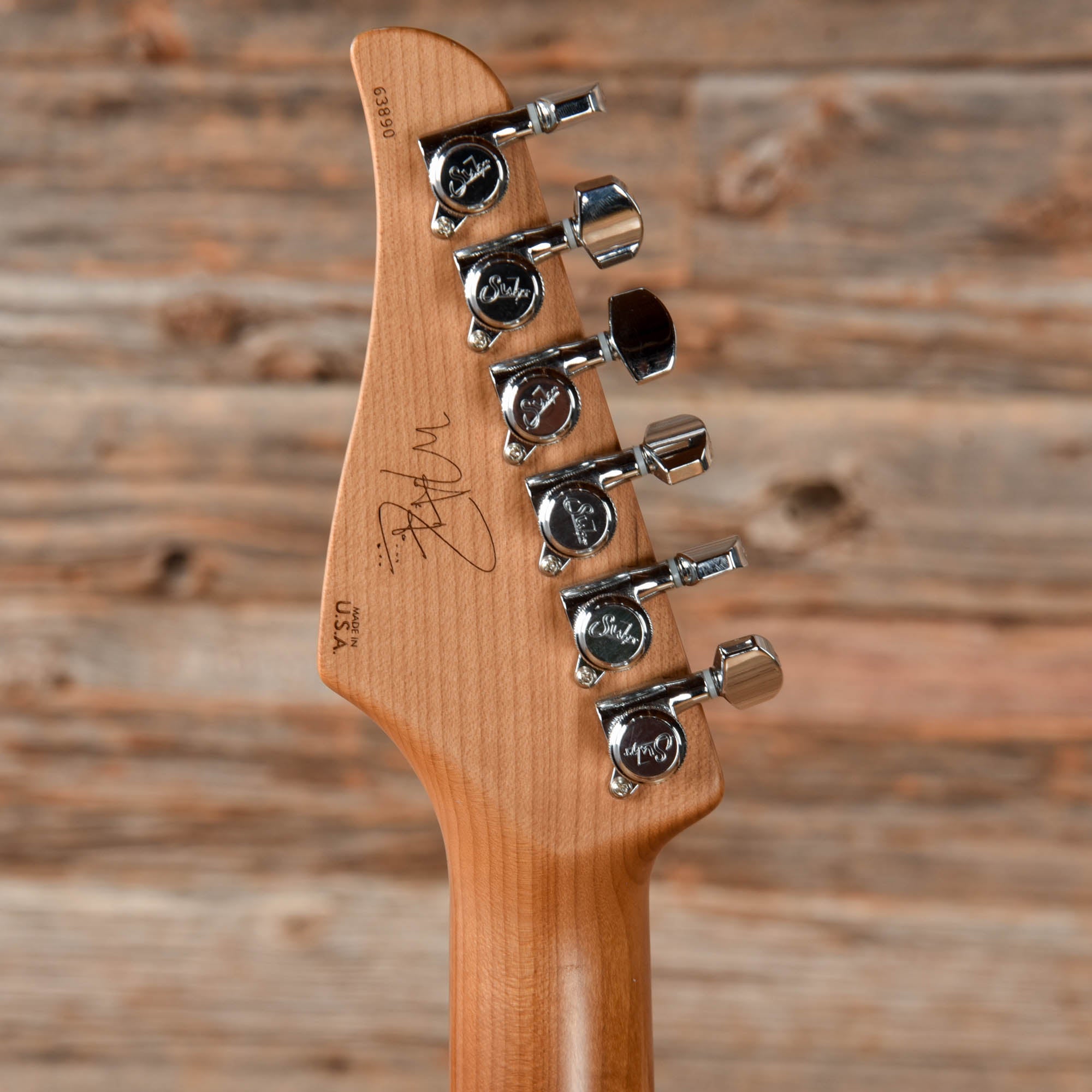 Suhr Mateus Asato Signature Classic S Shell Pink Antique Electric Guitars / Solid Body