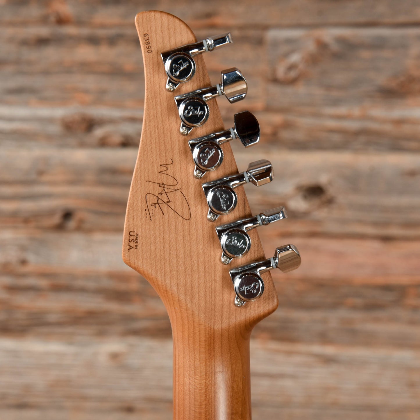 Suhr Mateus Asato Signature Classic S Shell Pink Antique Electric Guitars / Solid Body