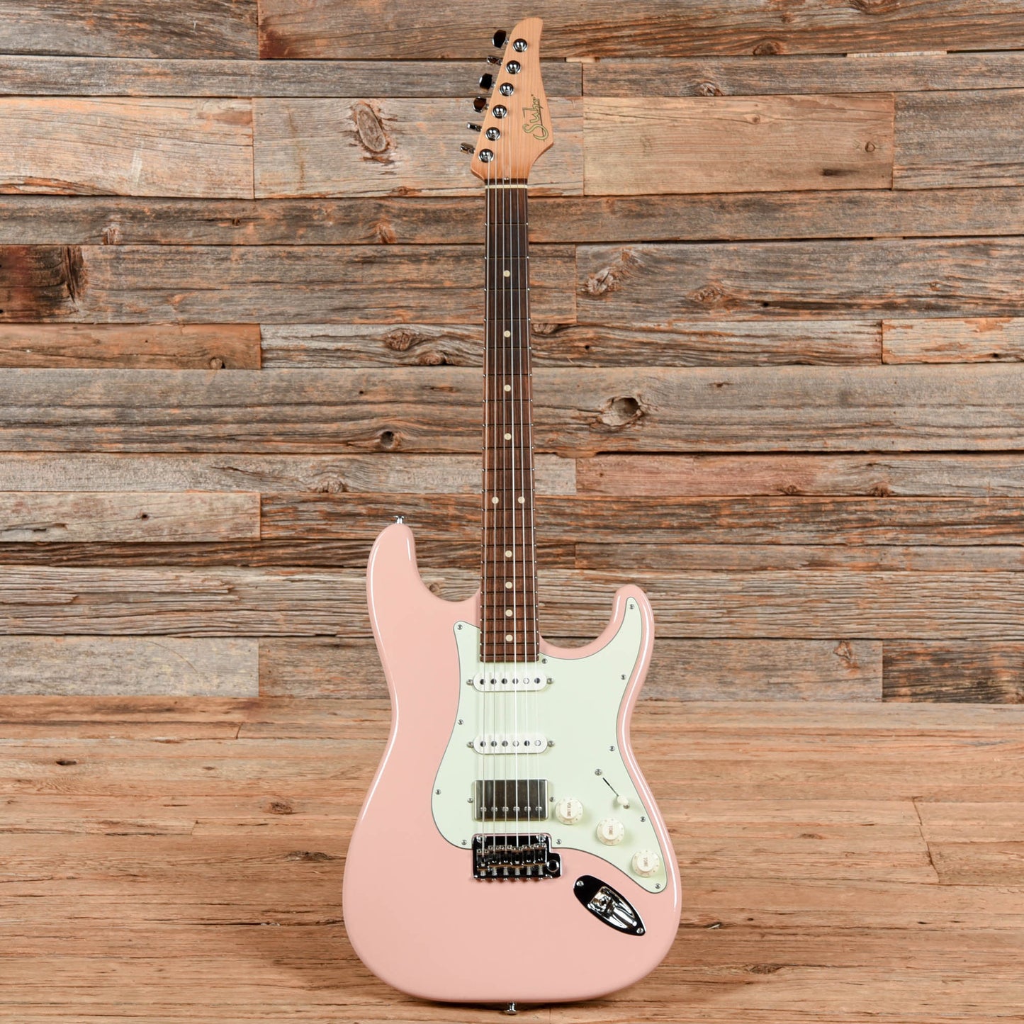 Suhr Mateus Asato Signature Classic S Shell Pink Electric Guitars / Solid Body