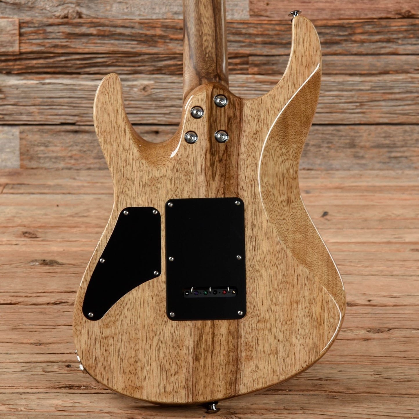 Suhr Modern Black Limba w/Waterfall Burl Maple Top Inferno Burst Electric Guitars / Solid Body