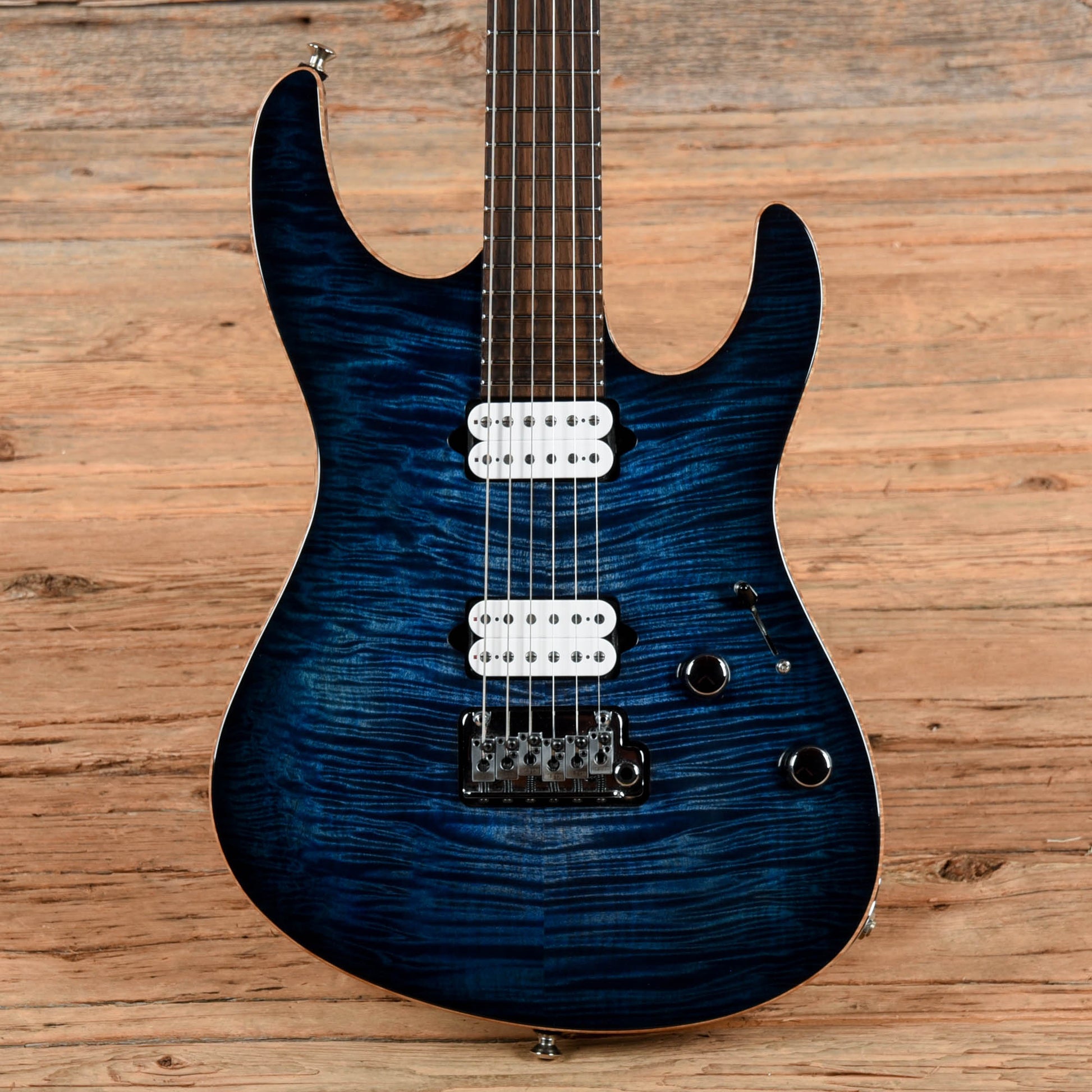 Suhr Modern Carve Top Blue 2011 Electric Guitars / Solid Body