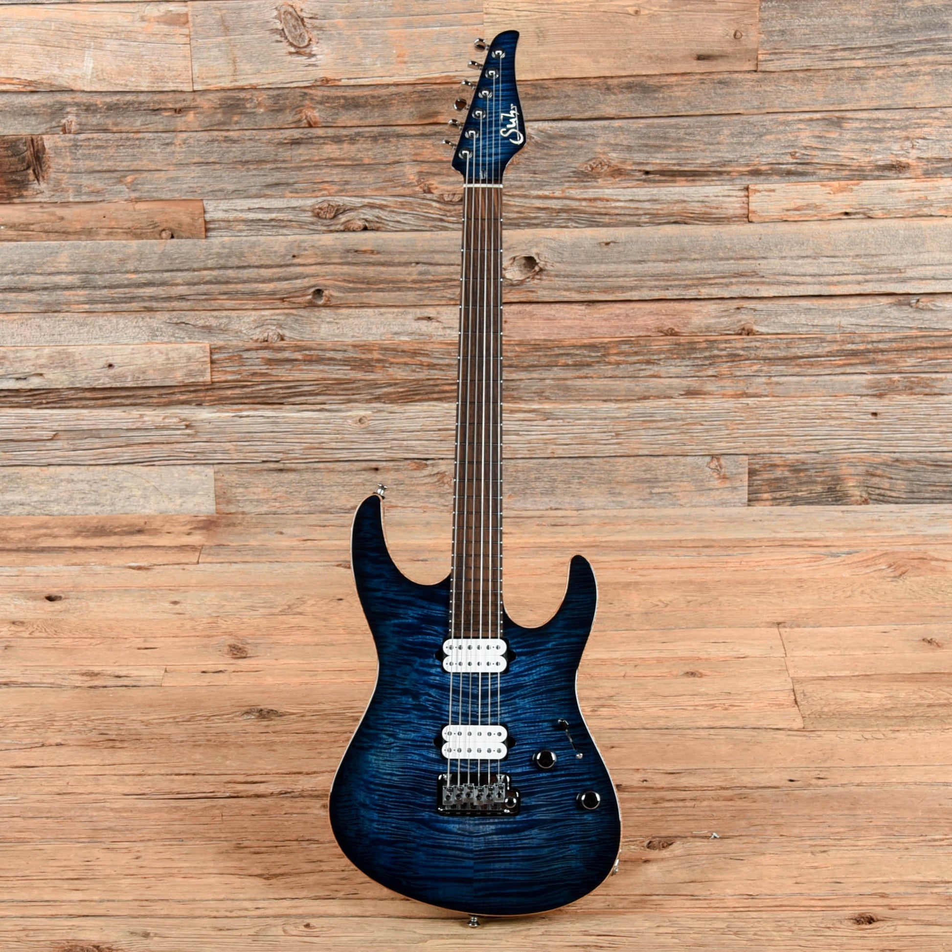 Suhr Modern Carve Top Blue 2011 Electric Guitars / Solid Body
