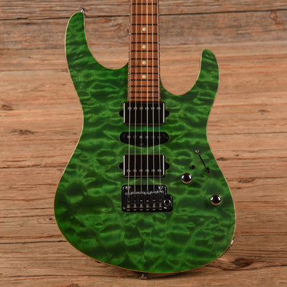 Suhr Modern Custom Transparent Green Electric Guitars / Solid Body