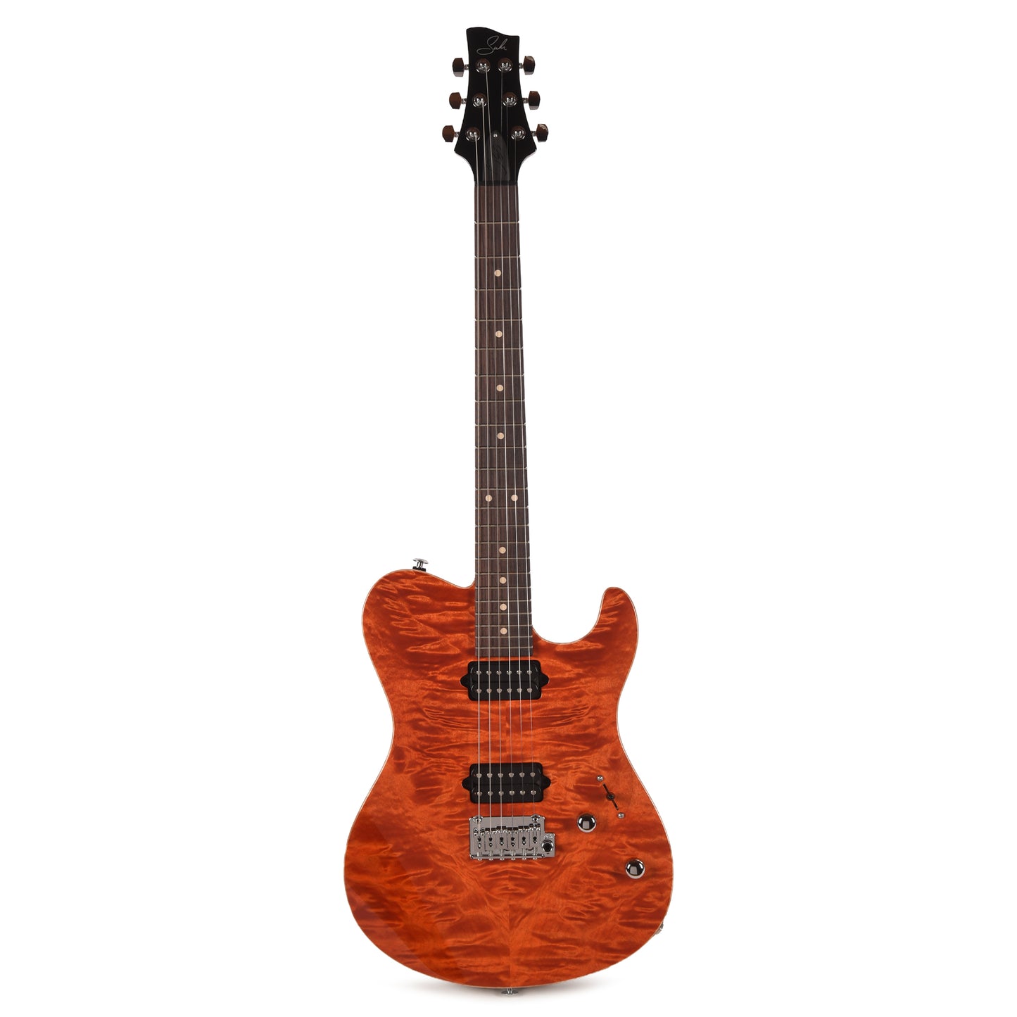 Suhr Oso Short Scale Custom Orange Stain w/Figured Maple Top Electric Guitars / Solid Body