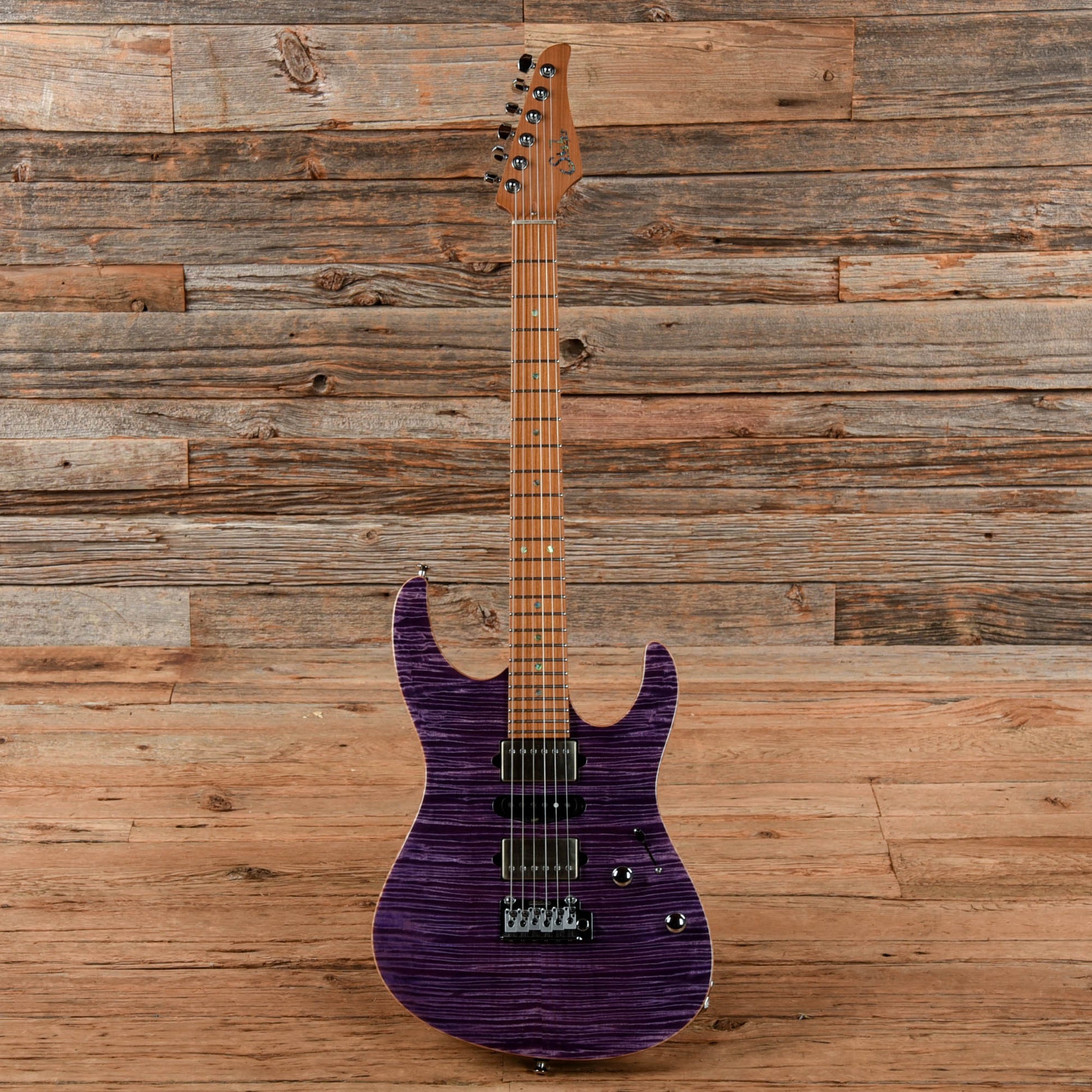 Suhr Roasted Modern HSH Transparent Purple Electric Guitars / Solid Body
