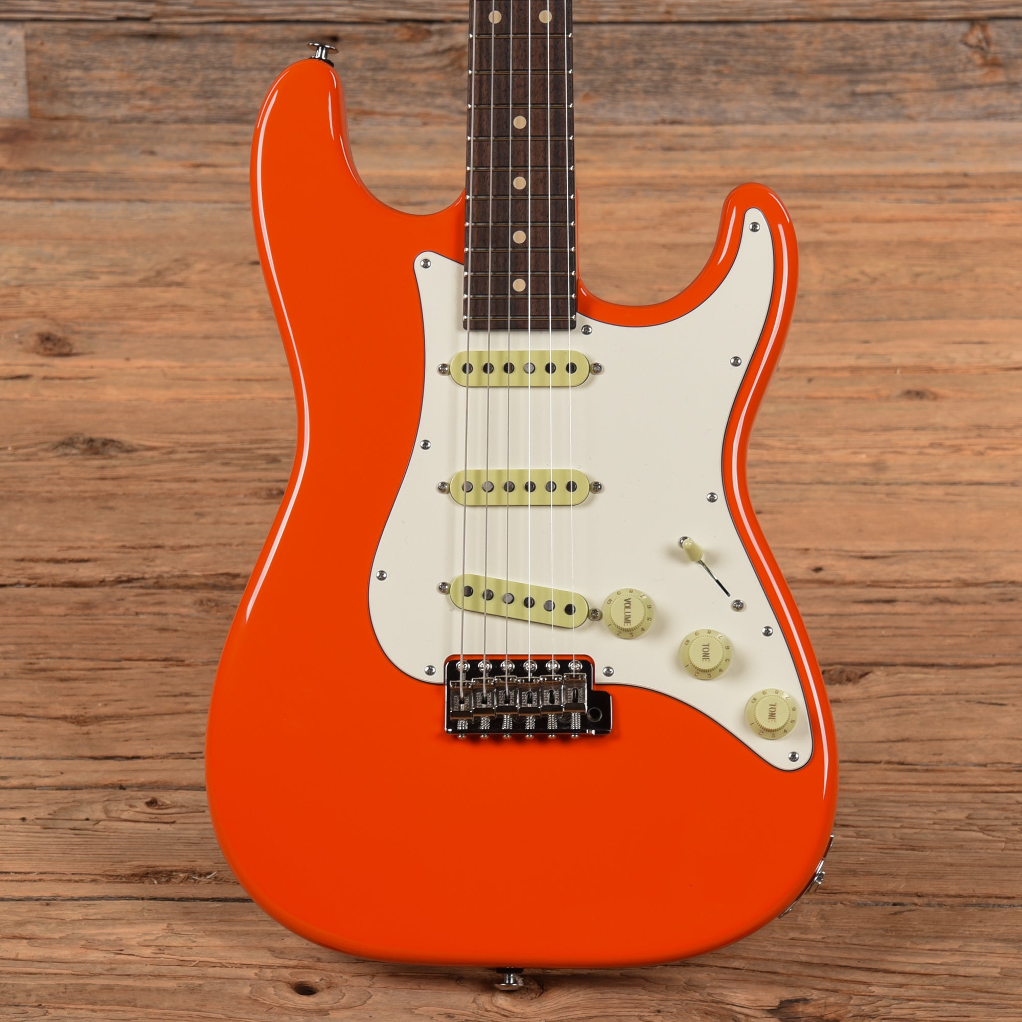 Suhr Scott Henderson Signature Classic S Fiesta Orange Electric Guitars / Solid Body