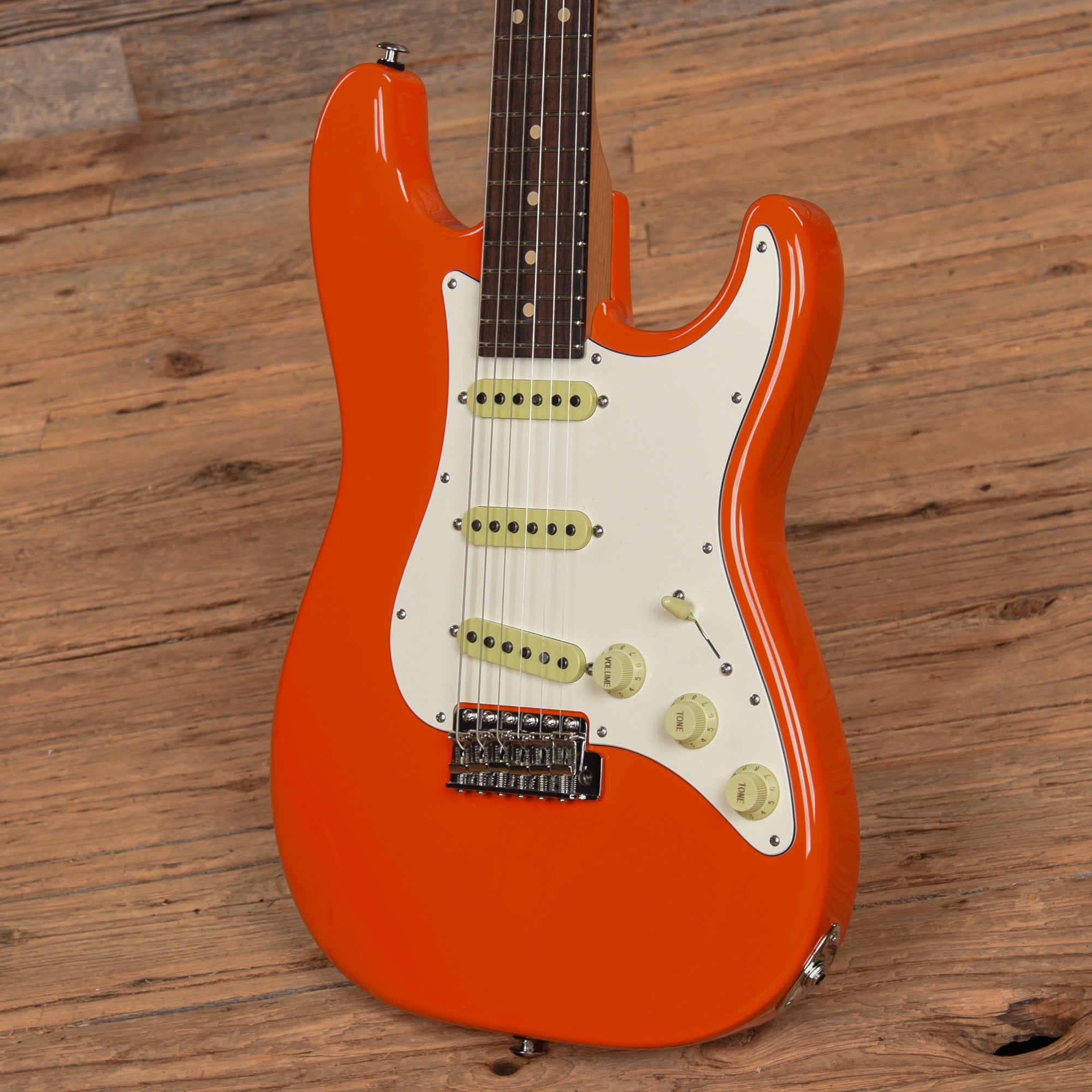 Suhr Scott Henderson Signature Classic S Fiesta Orange Electric Guitars / Solid Body