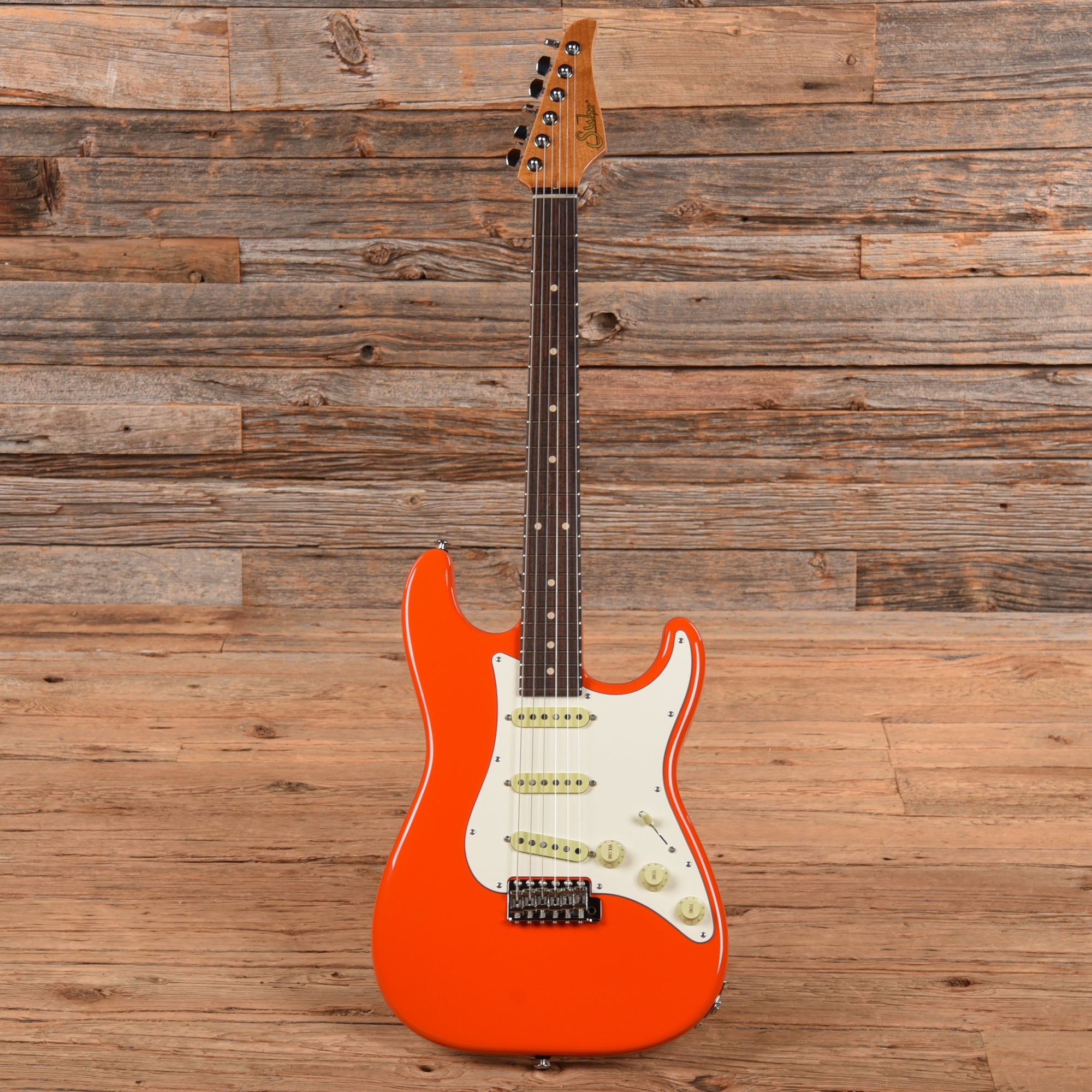 Suhr Scott Henderson Signature Classic S Fiesta Orange Electric Guitars / Solid Body