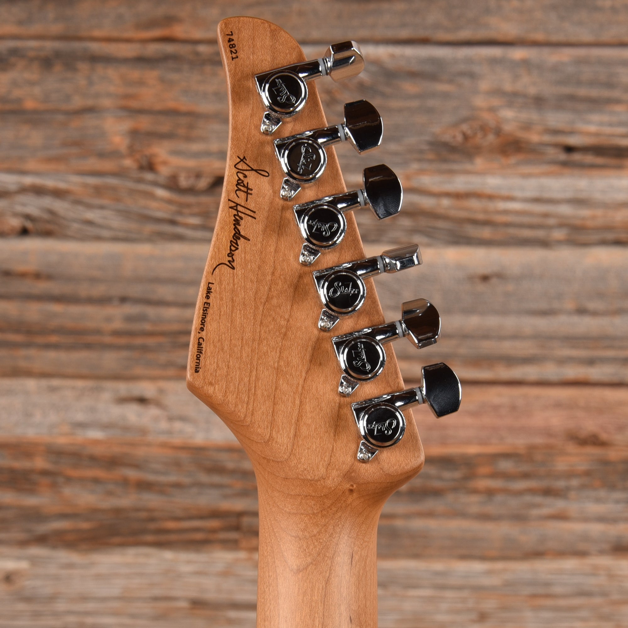 Suhr Scott Henderson Signature Classic S Fiesta Orange Electric Guitars / Solid Body