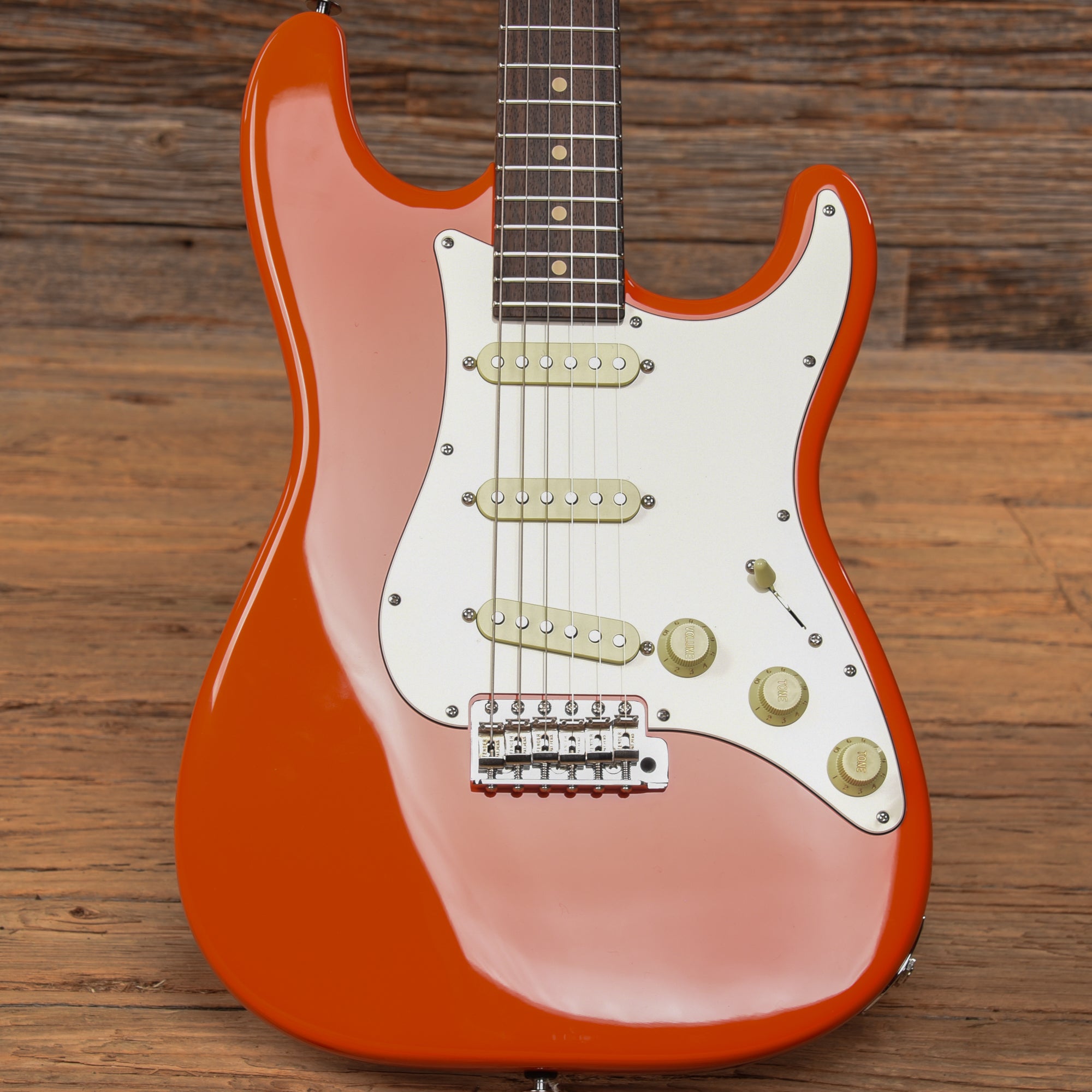 Suhr Scott Henderson Signature Classic S Fiesta Orange Electric Guitars / Solid Body