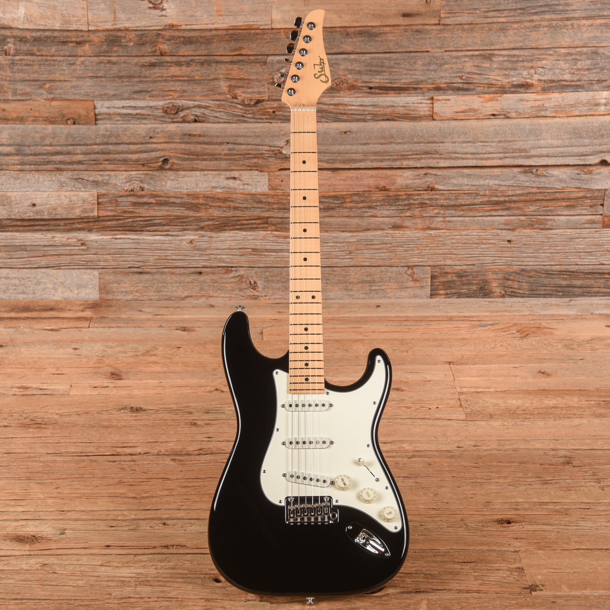 Suhr Classic S Black Electric Guitars