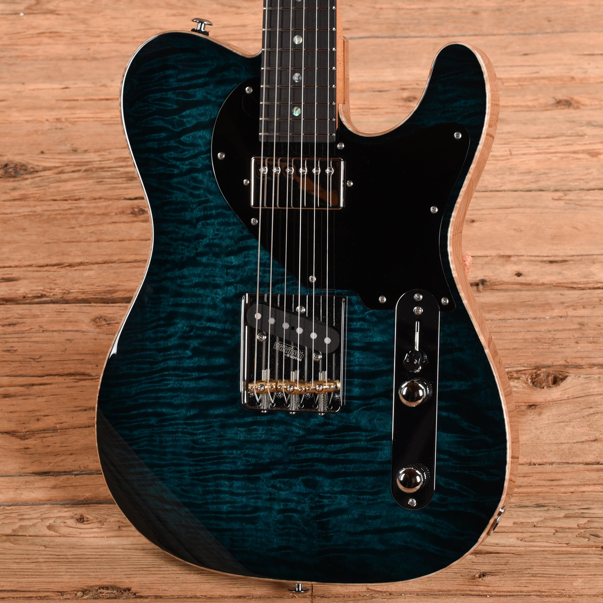 Suhr Classic T Antique '60s SH Trans-Teal Burst Electric Guitars