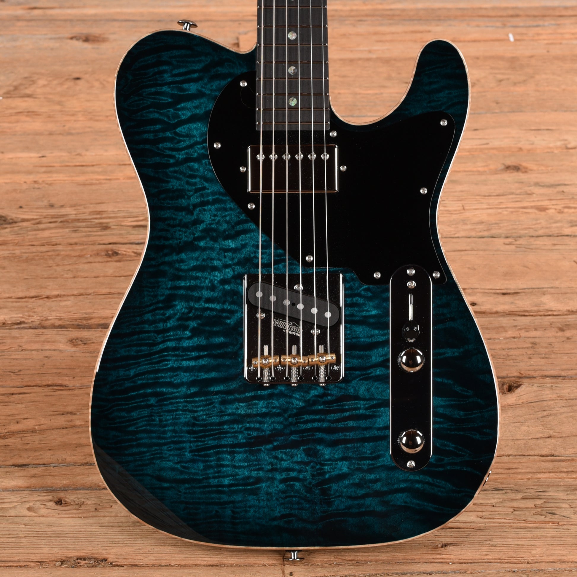 Suhr Classic T Antique '60s SH Trans-Teal Burst Electric Guitars