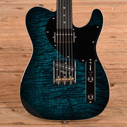 Suhr Classic T Antique '60s SH Trans-Teal Burst Electric Guitars