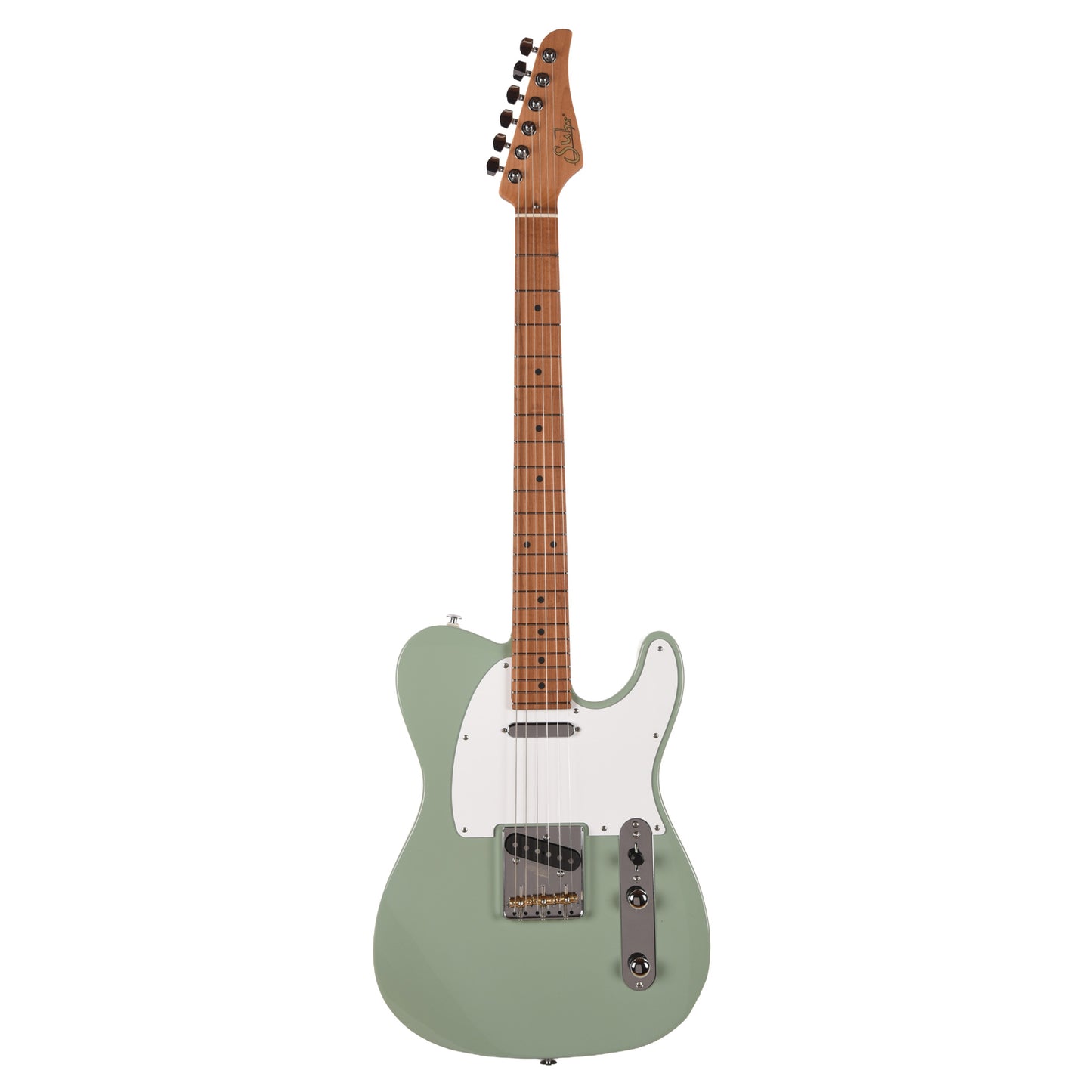 Suhr Classic T Roasted Pine LE Sage Green SS Electric Guitars