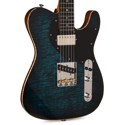 Suhr Classic T Trans Teal Burst w/ CME-Selected Quilt Maple Top Electric Guitars