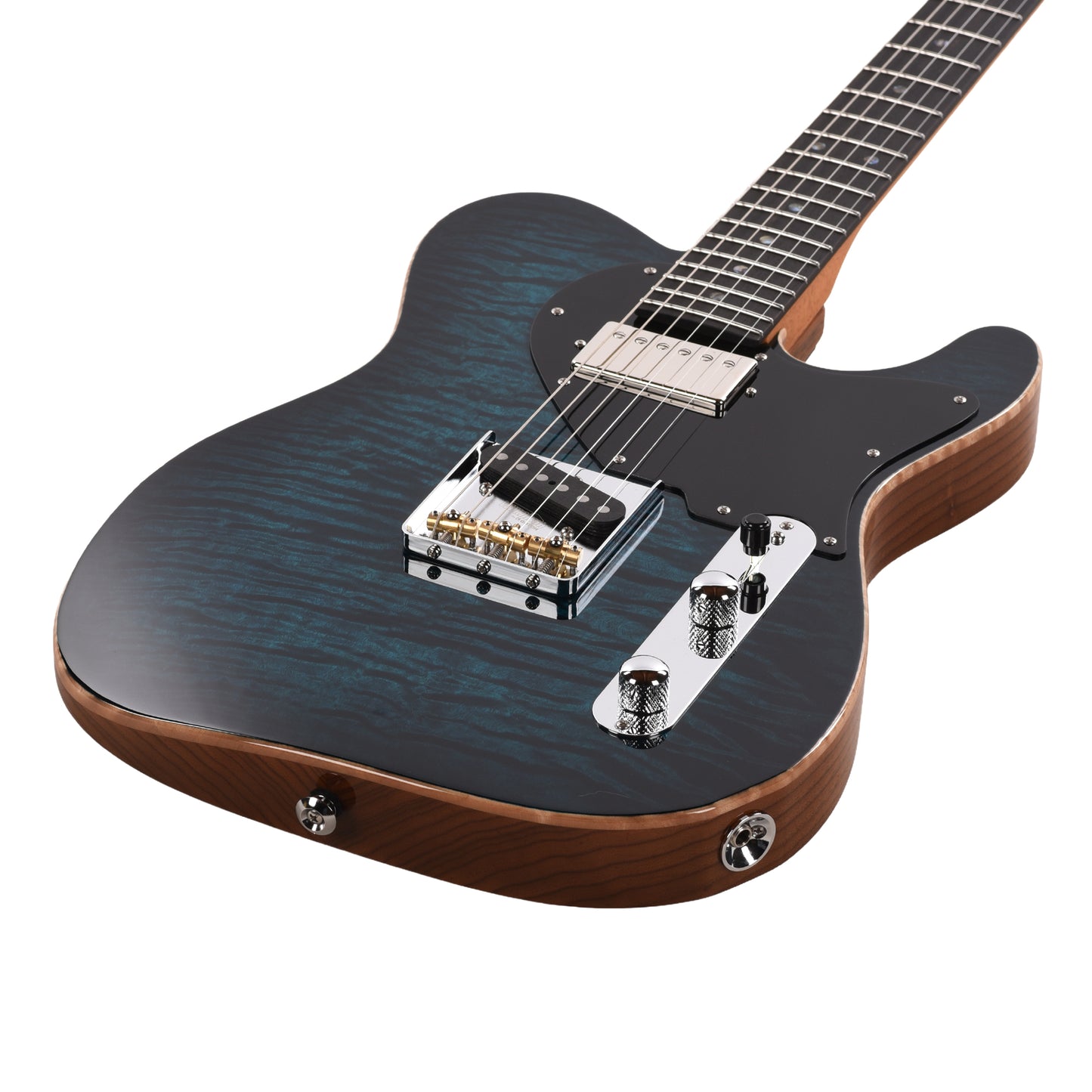 Suhr Classic T Trans Teal Burst w/ CME-Selected Quilt Maple Top Electric Guitars