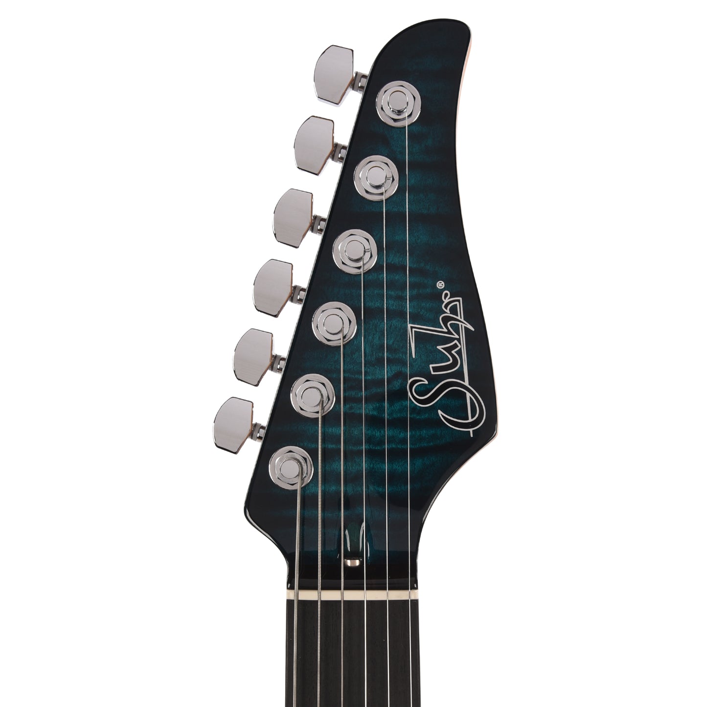 Suhr Classic T Trans Teal Burst w/ CME-Selected Quilt Maple Top Electric Guitars