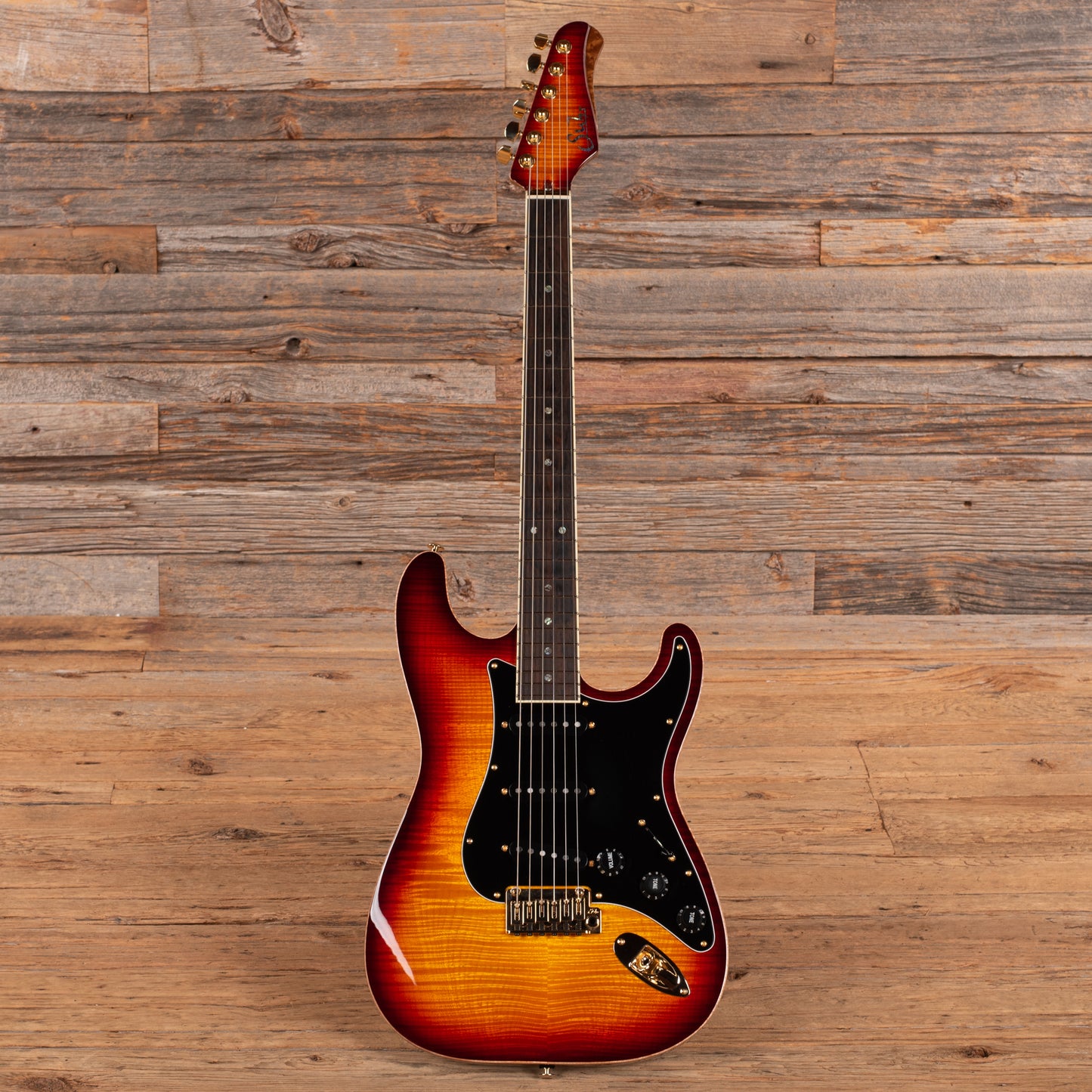 Suhr Custom Classic S Aged Cherry Burst 2025 Electric Guitars