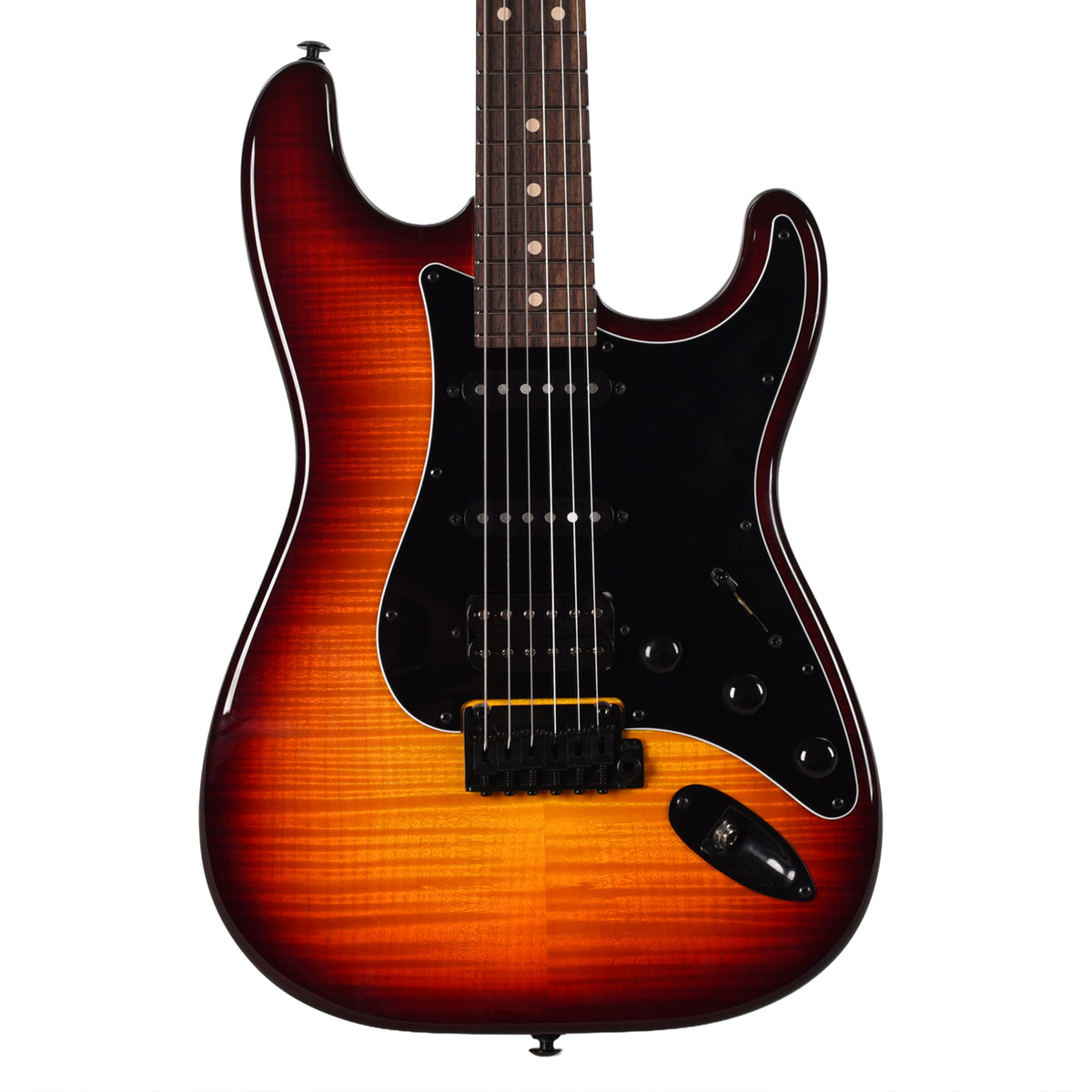 Suhr Custom Classic S Aged Cherry Burst w/ CME-Selected Flame Maple Top Electric Guitars