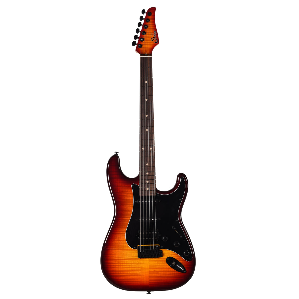 Suhr Custom Classic S Aged Cherry Burst w/ CME-Selected Flame Maple Top Electric Guitars