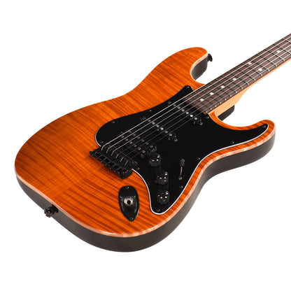 Suhr Custom Classic S Trans Caramel w/ CME-Selected Flame Maple Top Electric Guitars