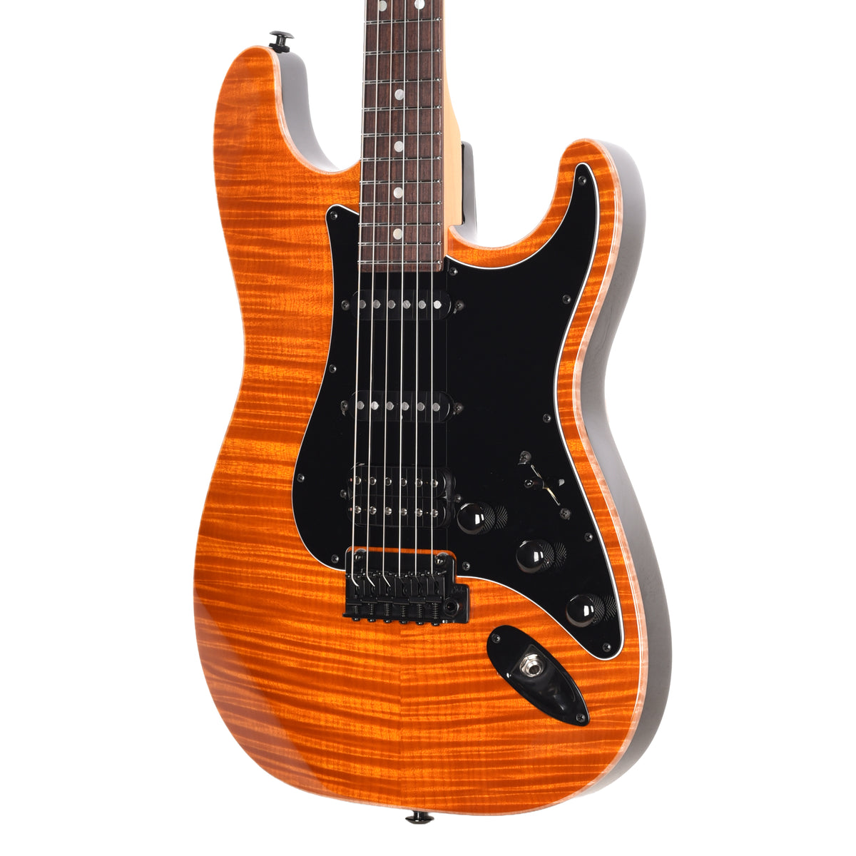 Suhr Custom Classic S Trans Caramel w/ CME-Selected Flame Maple Top Electric Guitars
