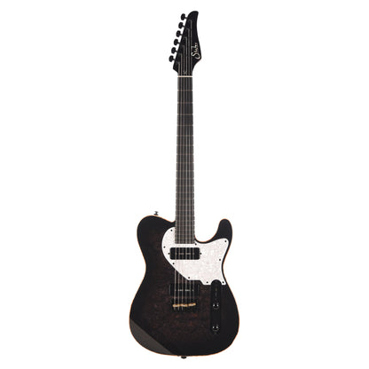 Suhr Custom Classic T Trans Black Burst w/ CME-Selected Burl Maple Top Electric Guitars