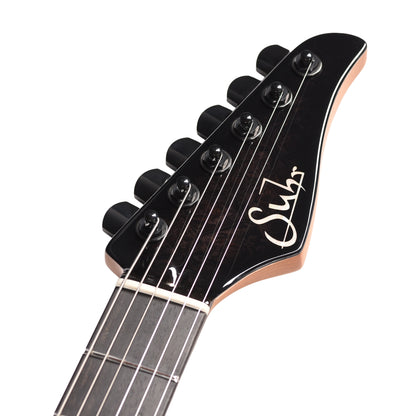 Suhr Custom Classic T Trans Black Burst w/ CME-Selected Burl Maple Top Electric Guitars