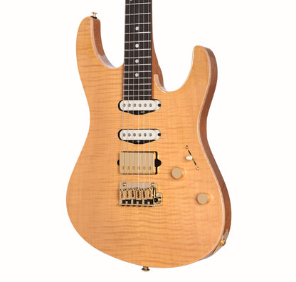 Suhr Custom Modern Carve Top Vintage Natural w/CME-Selected Flame Maple Top Electric Guitars