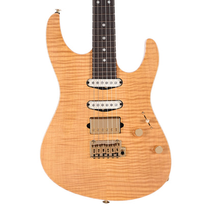 Suhr Custom Modern Carve Top Vintage Natural w/CME-Selected Flame Maple Top Electric Guitars