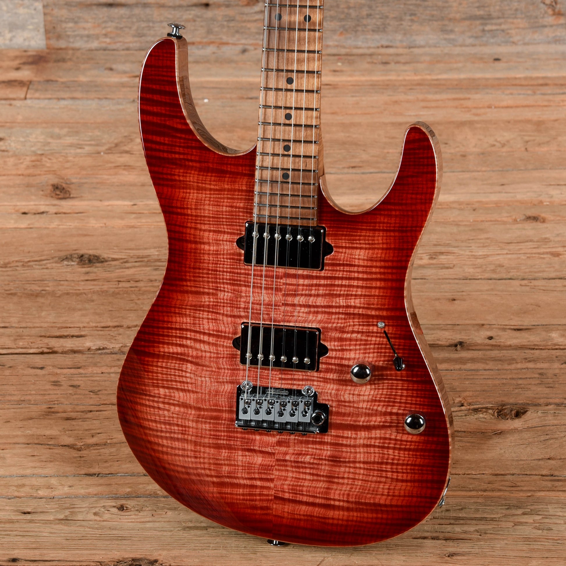 Suhr Custom Modern Faded Trans Wine Red Burst 2020 Electric Guitars