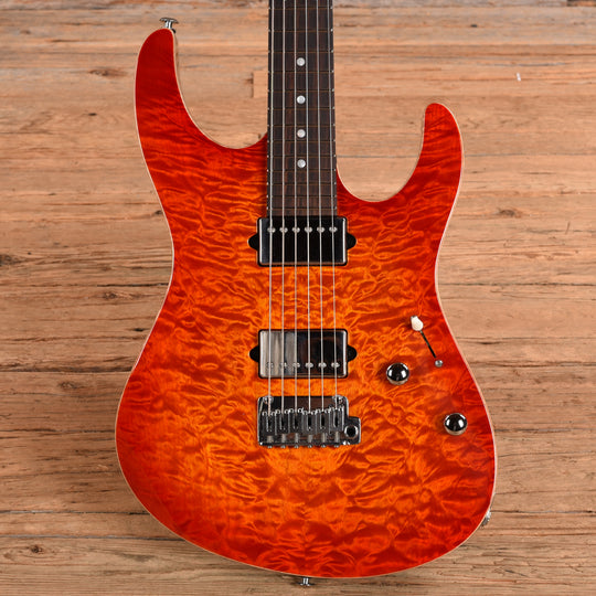 Suhr Custom Modern HH Quilted Maple/Mahogany Sunburst 2024 Electric Guitars