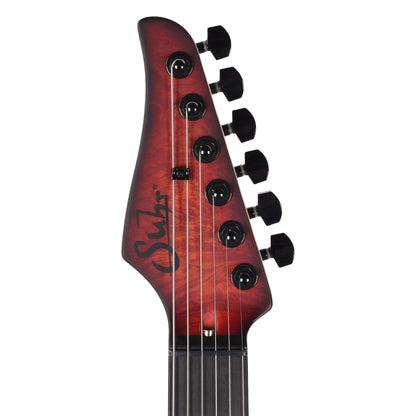 Suhr Custom Modern Inferno Burst w/ CME-Selected Waterfall Burl Maple Top Electric Guitars