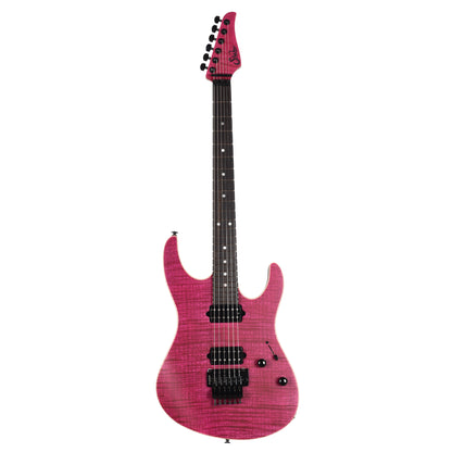 Suhr Custom Modern Magenta Pink Stain w/ CME-Selected Flame Maple Top Electric Guitars