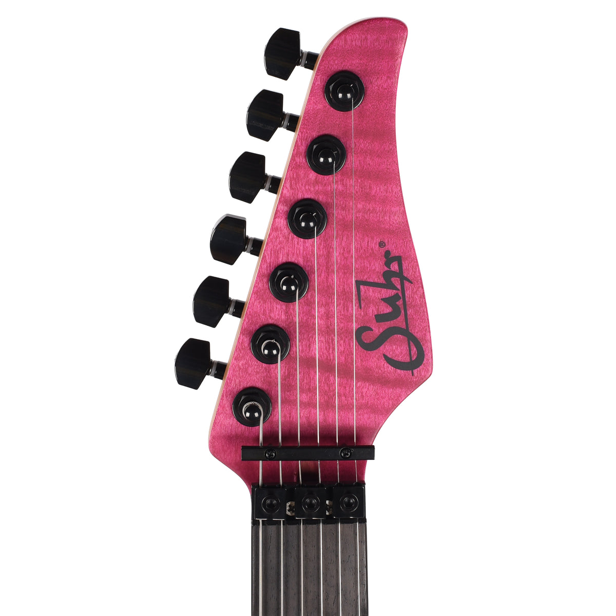 Suhr Custom Modern Magenta Pink Stain w/ CME-Selected Flame Maple Top Electric Guitars