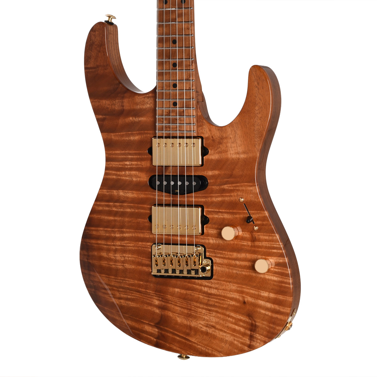 Suhr Custom Modern Natural w/ CME-Selected Figured Koa Top Electric Guitars