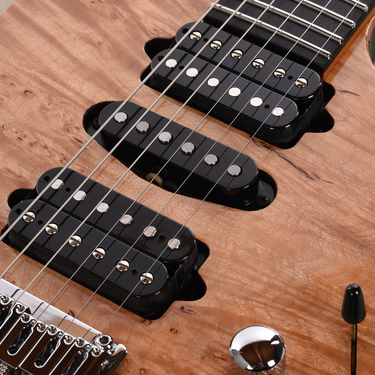 Suhr Custom Modern Natural w/ CME-Selected Waterfall Burl Maple Top Electric Guitars