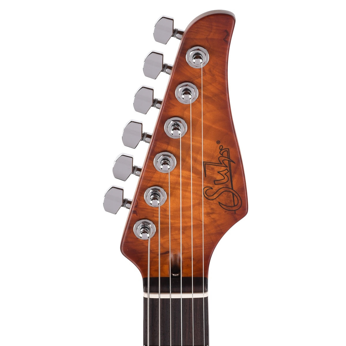 Suhr Custom Modern Set Neck Suhr Burst w/CME-Selected Burl Maple Top Electric Guitars