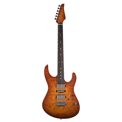 Suhr Custom Modern Set Neck Suhr Burst w/CME-Selected Burl Maple Top Electric Guitars