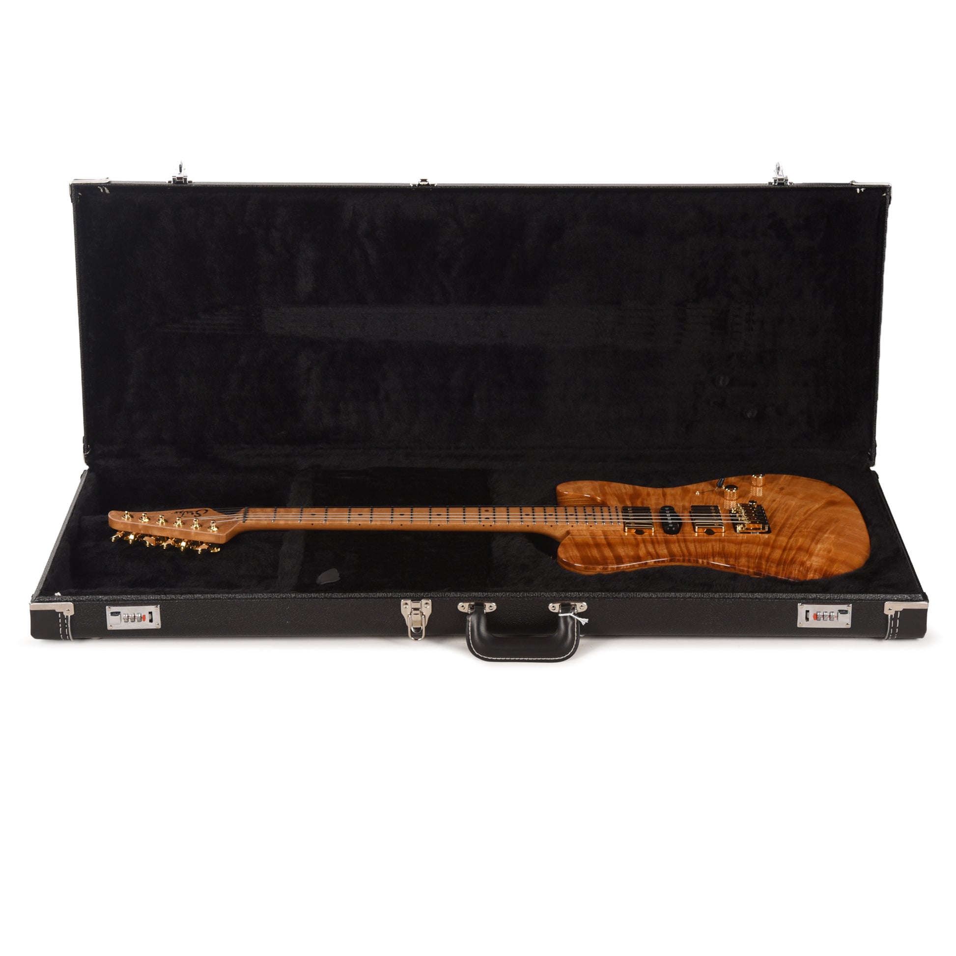 Suhr Custom Modern T Natural w/CME-Selected Figured 1-Piece Koa Top Electric Guitars
