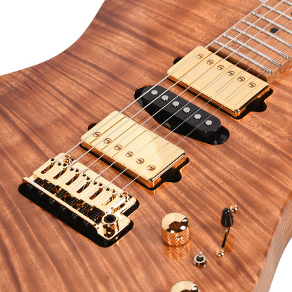 Suhr Custom Modern T Natural w/CME-Selected Figured 1-Piece Koa Top Electric Guitars