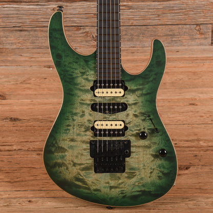 Suhr Custom Modern Trans Green Burst Electric Guitars